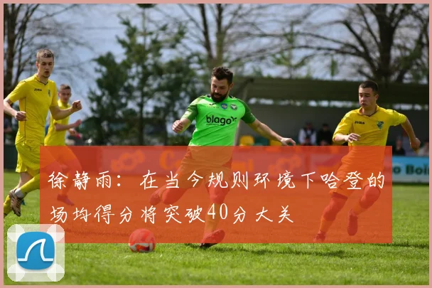 徐静雨：在当今规则环境下哈登的场均得分将突破40分大关